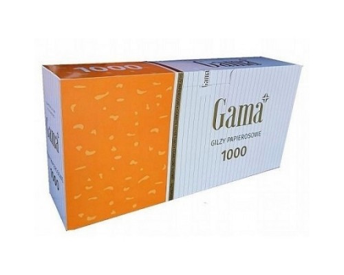 Гильзы GAMA 1000 шт для набивки табака